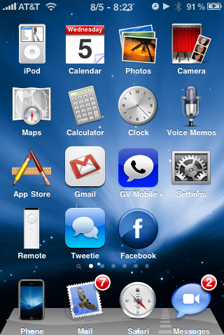 iPhone OS Snow Leopard Theme